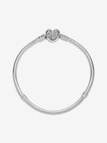 Disney Mickey Mouse Heart Clasp Snake Chain Bracelet