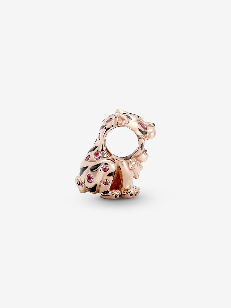 Chinese Tiger Rose Charm