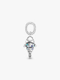Blue Scales Fish Dangle Charm