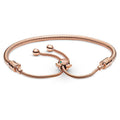 Disney Mickey Mouse Castle Rose Gold Slider Bracelet