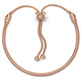 Disney Mickey Mouse Castle Rose Gold Slider Bracelet