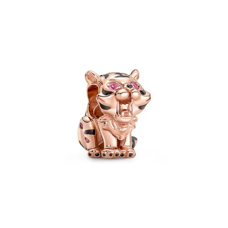 Chinese Tiger Rose Charm