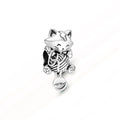 Kitten and Yarn Ball Charm