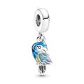 Paradise Jungle Parrot Dangle Charm