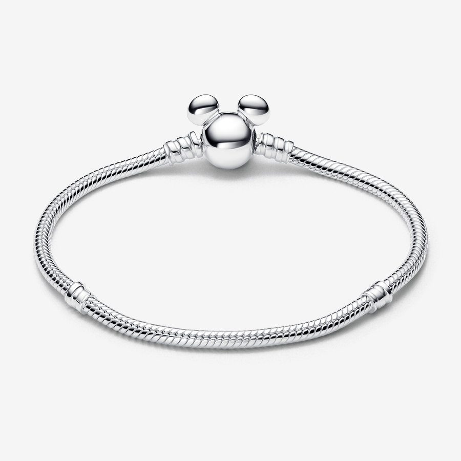 Disney Mickey Mouse Clasp Snake Chain Bracelet